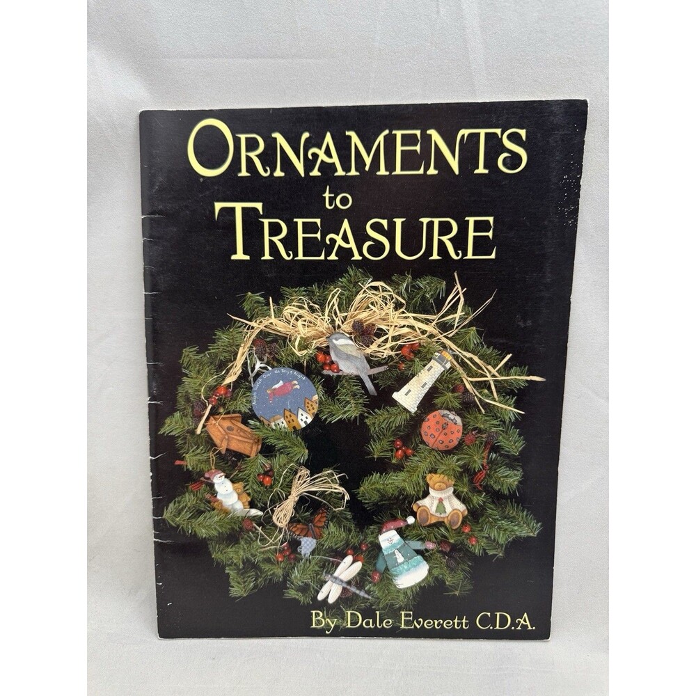 Christmas Ornaments to Treasure Decorative Painting Tole Book Dale Everett